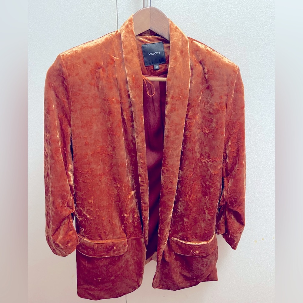 Blazer velvet